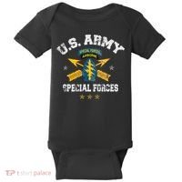 US Special Forces Group Airborne Veteran SFG 4th Of July Men Baby Bodysuit thumb 0