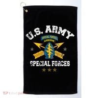 US Special Forces Group Airborne Veteran SFG 4th Of July Men Golf Towel thumb 0