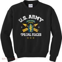 US Special Forces Group Airborne Veteran SFG 4th Of July Men Kids Sweatshirt thumb 0