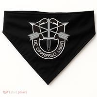 Us Special Forces Meaningful Gift De Oppresso Liber Cool Gift USA-Made Doggie Bandana thumb 0