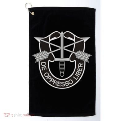 Us Special Forces Meaningful Gift De Oppresso Liber Cool Gift Golf Towel