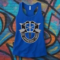Us Special Forces Meaningful Gift De Oppresso Liber Cool Gift Women's Tank Top thumb 3