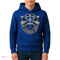 Us Special Forces Meaningful Gift De Oppresso Liber Cool Gift Kids Hoodie thumb 4