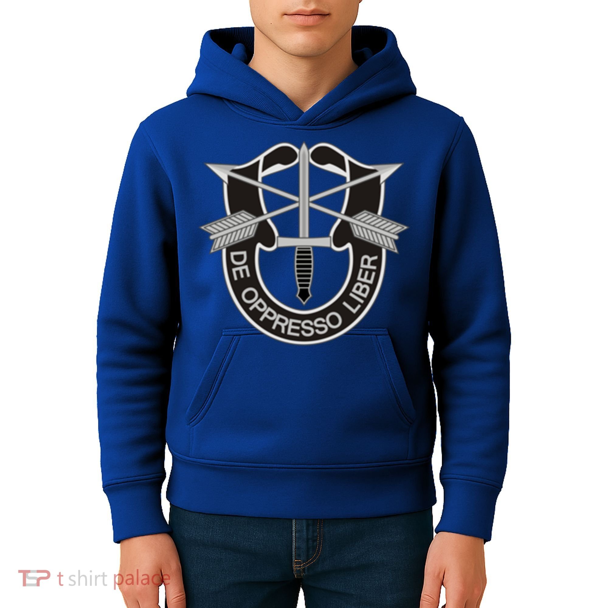 Us Special Forces Meaningful Gift De Oppresso Liber Cool Gift Kids Hoodie