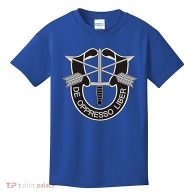 Us Special Forces Meaningful Gift De Oppresso Liber Cool Gift Kids T-Shirt