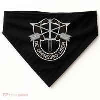 Us Special Forces Cool Gift De Oppresso Liber Gift USA-Made Doggie Bandana thumb 0