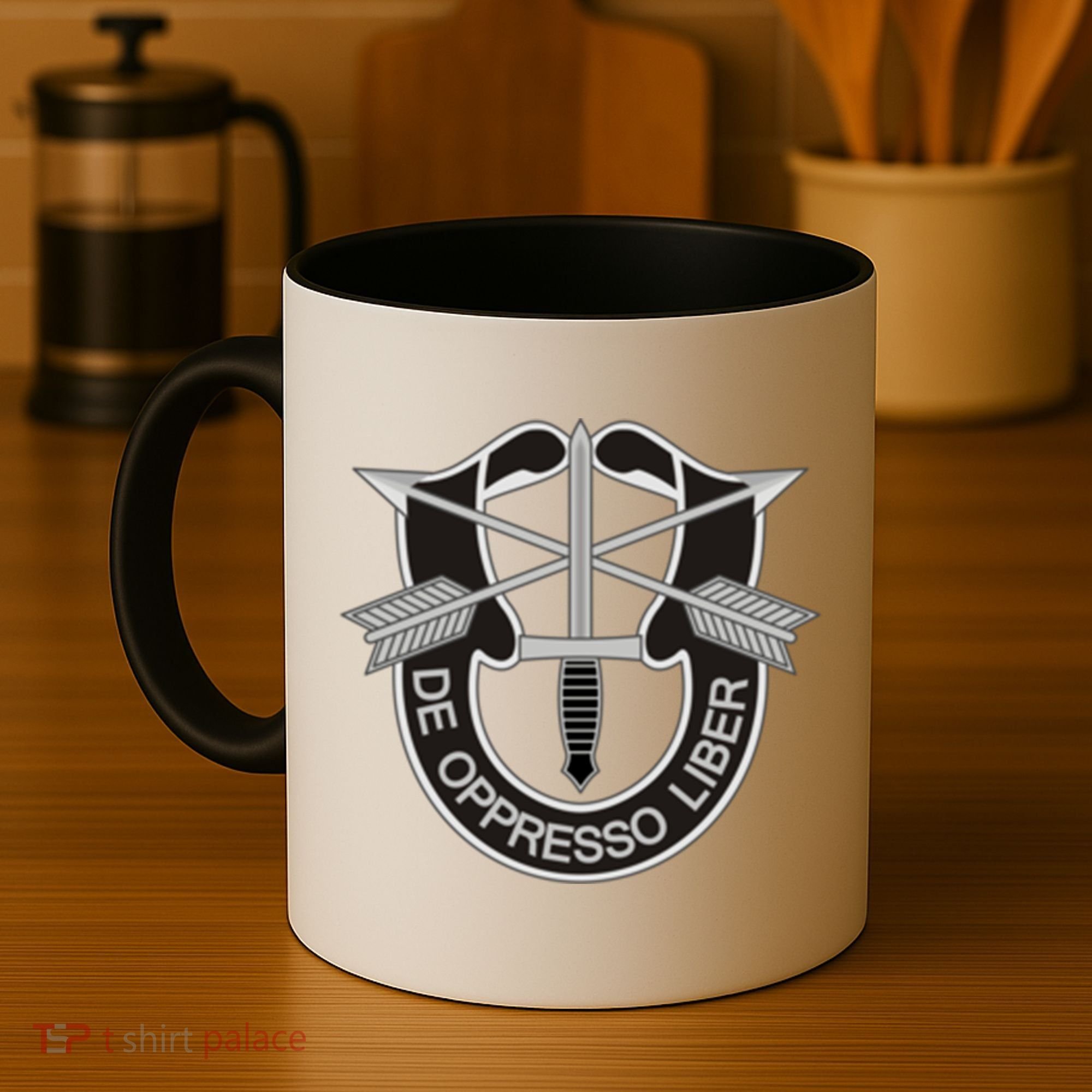 Us Special Forces Cool Gift De Oppresso Liber Gift Coffee Mug