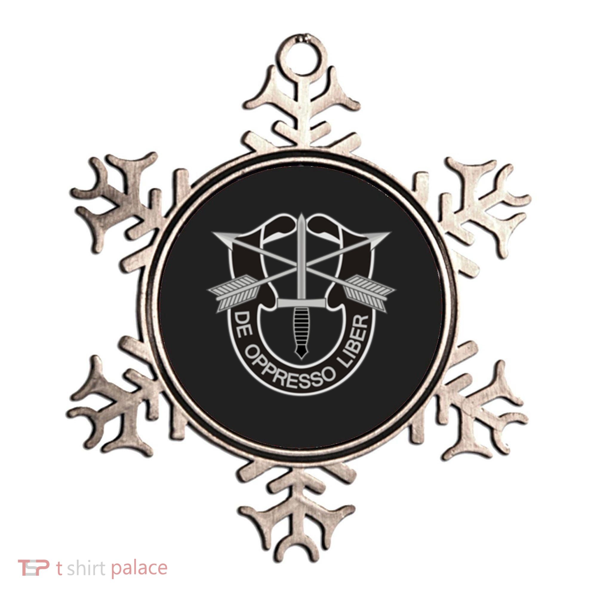 Us Special Forces Cool Gift De Oppresso Liber Gift Ornament