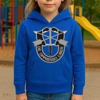 Us Special Forces Cool Gift De Oppresso Liber Gift Kids Hoodie thumb 3