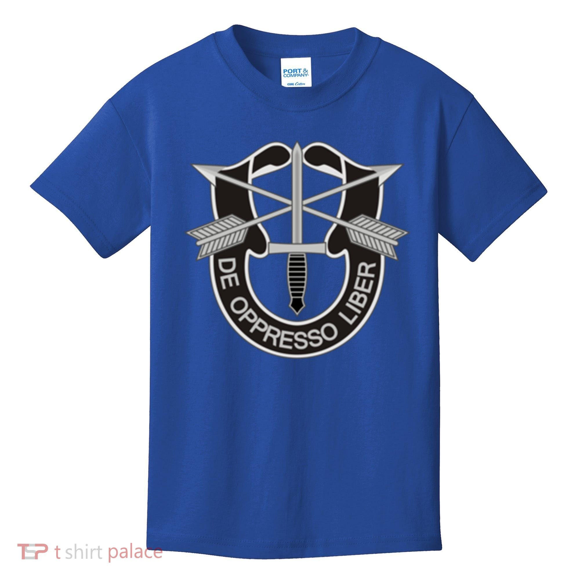 Us Special Forces Cool Gift De Oppresso Liber Gift Kids T-Shirt