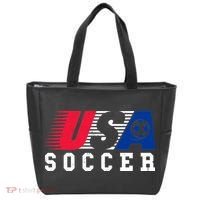 USA Soccer Fan American Football Tote Bag thumb 0