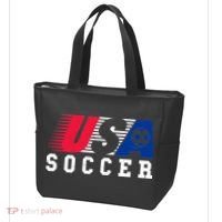 USA Soccer Fan American Football Tote Bag thumb 3