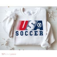 USA Soccer Fan American Football Sweatshirt thumb 2
