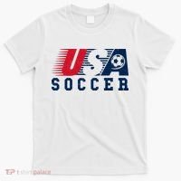 USA Soccer Fan American Football T-Shirt thumb 0