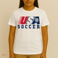 USA Soccer Fan American Football T-Shirt thumb 4