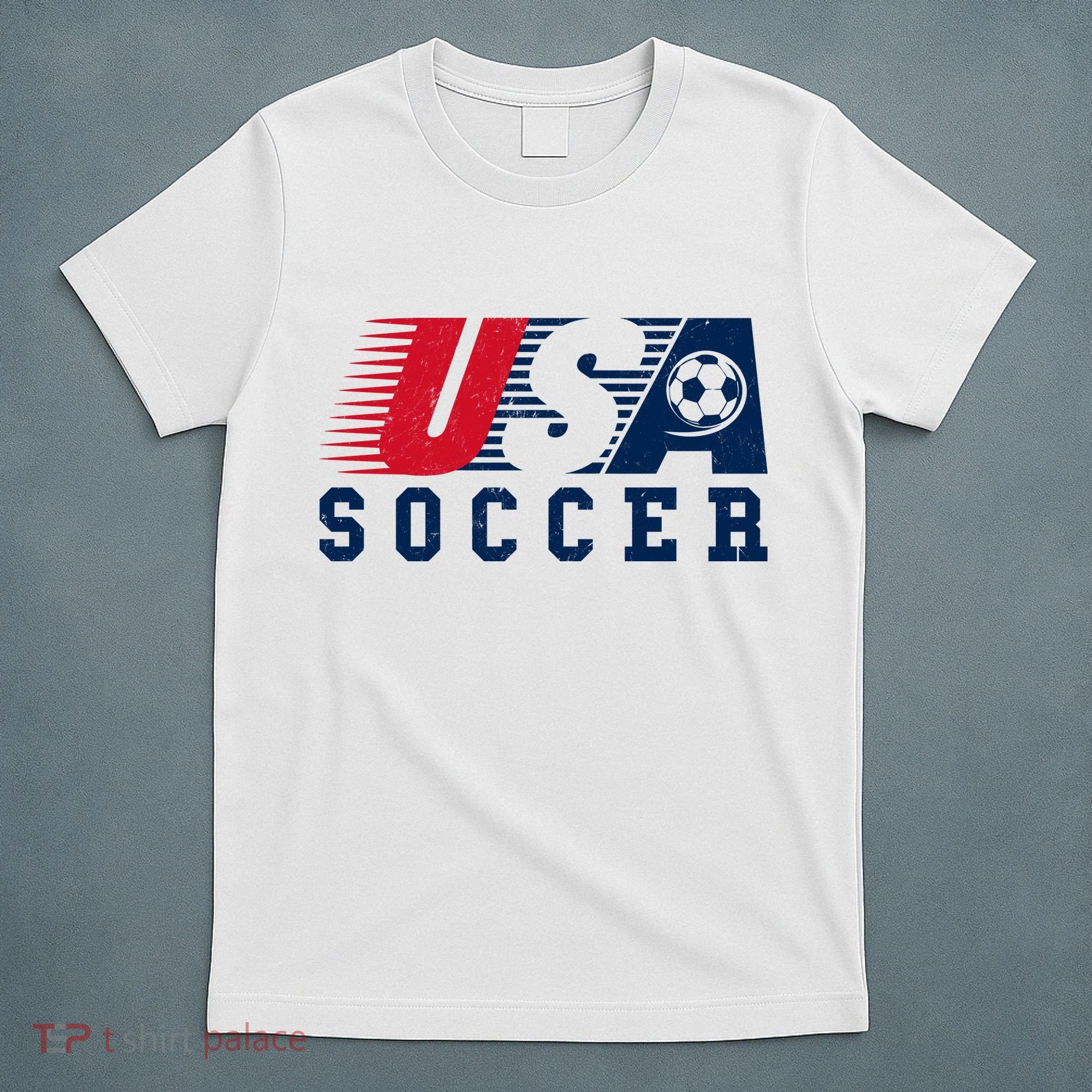 USA Soccer Fan American Football T-Shirt