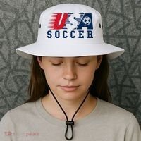 USA Soccer Fan American Football Bucket Hat thumb 3