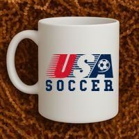USA Soccer Fan American Football Coffee Mug thumb 2