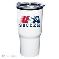 USA Soccer Fan American Football Tumbler thumb 0