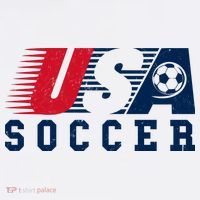 USA Soccer Fan American Football Mousepad thumb 1