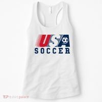 USA Soccer Fan American Football Women's Tank Top thumb 0