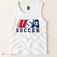 USA Soccer Fan American Football Tank Top thumb 2