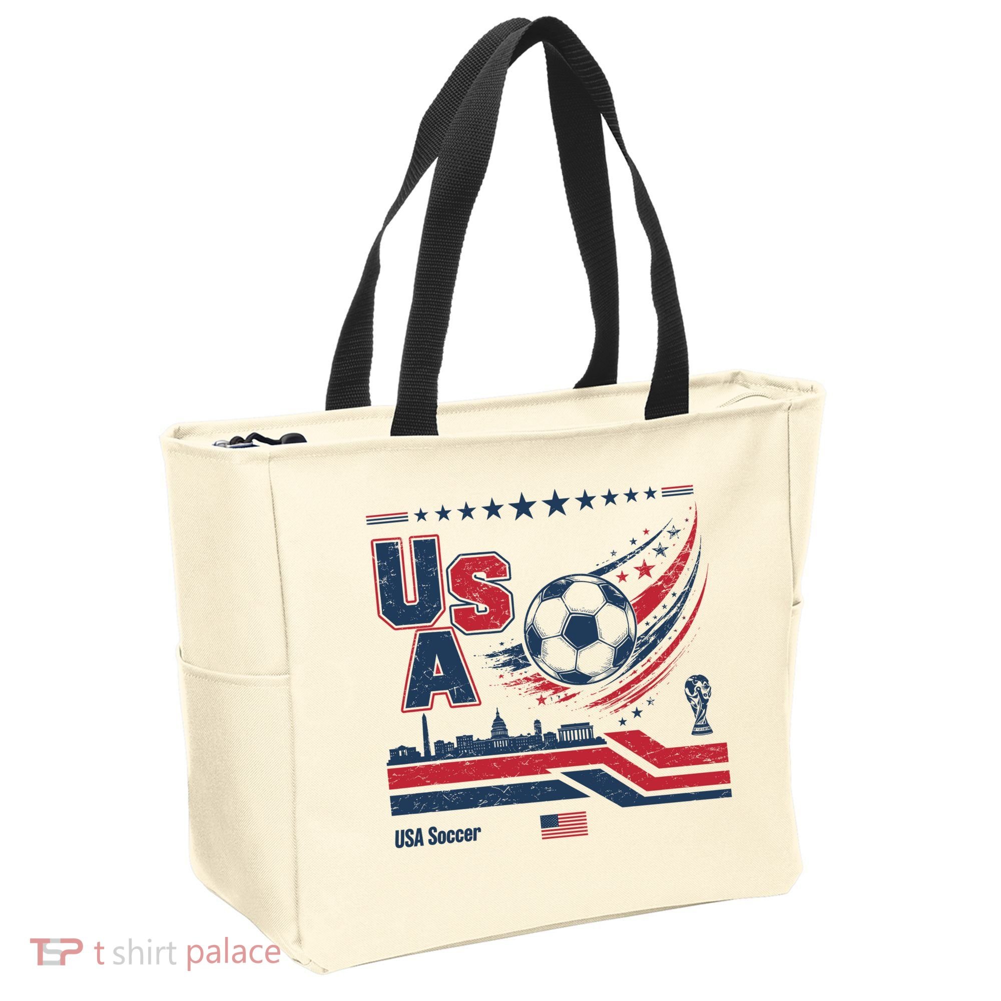 USA Soccer Fan Gear Capitol Tote Bag