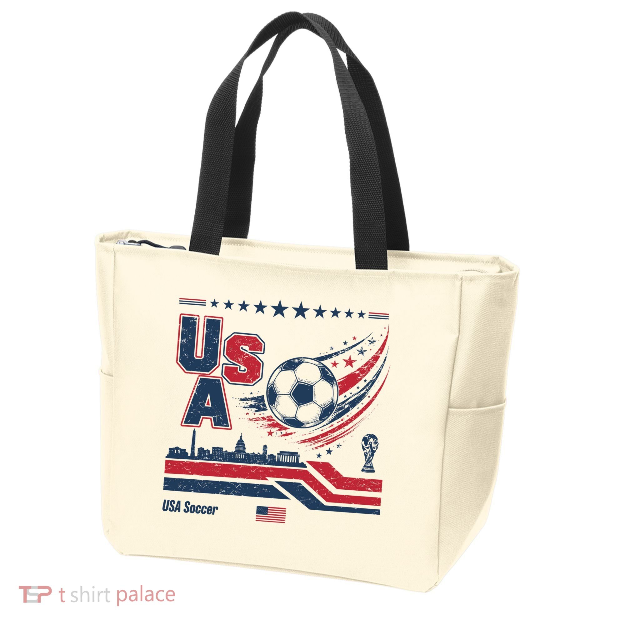 USA Soccer Fan Gear Capitol Tote Bag