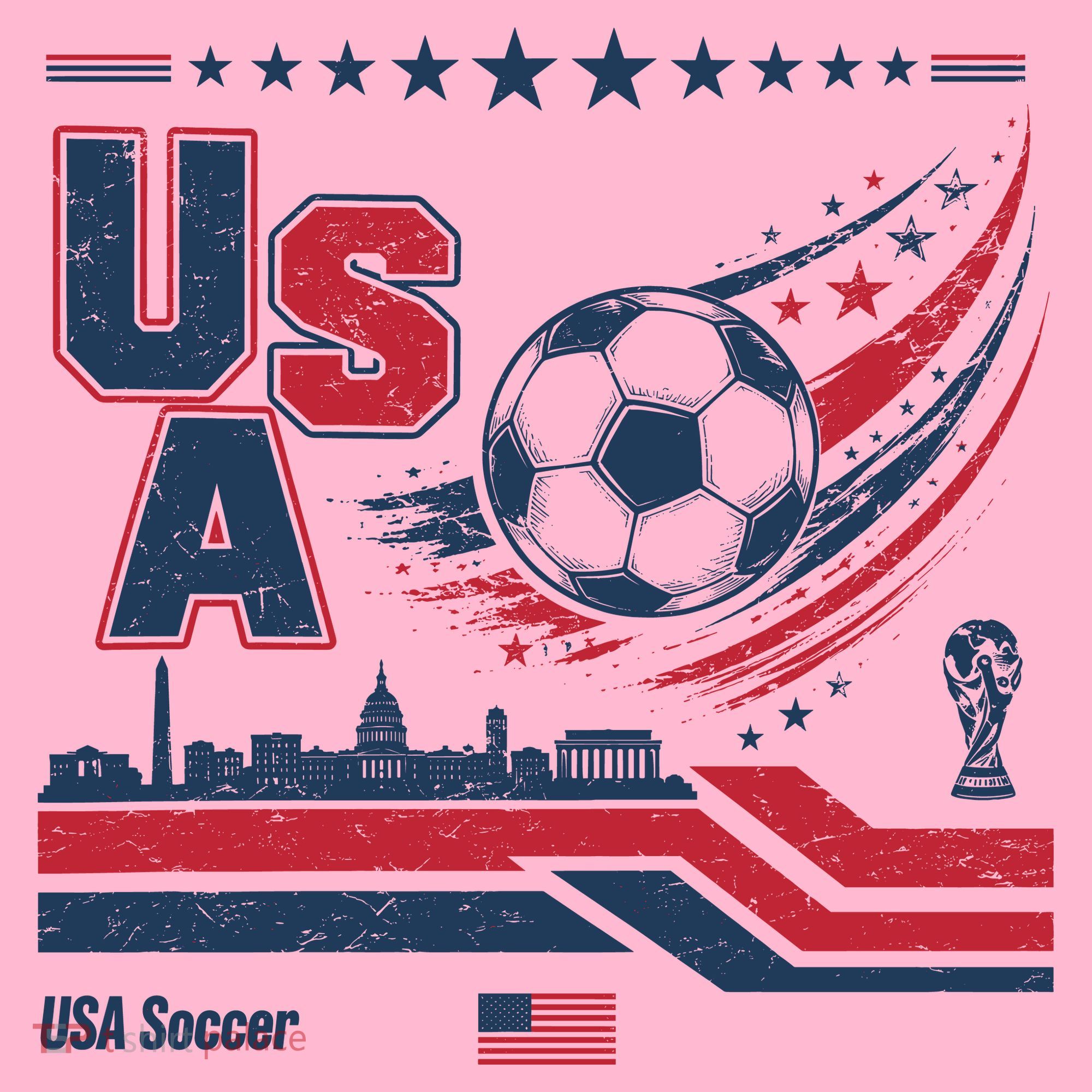 USA Soccer Fan Gear Capitol Coaster