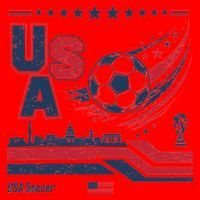 USA Soccer Fan Gear Capitol Santa Hat thumb 1