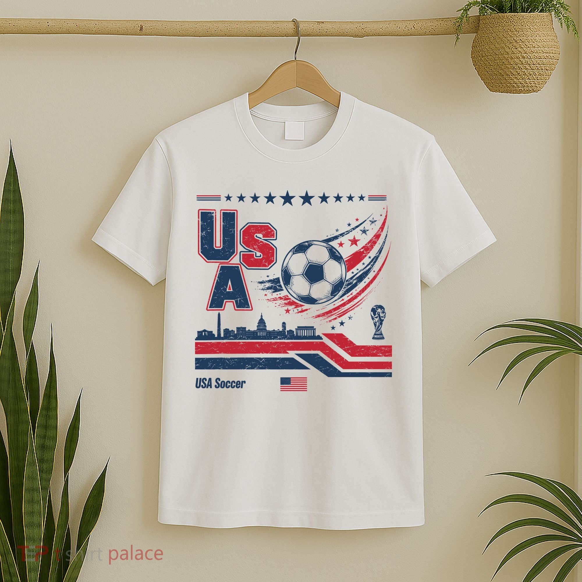 USA Soccer Fan Gear Capitol T-Shirt
