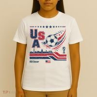 USA Soccer Fan Gear Capitol T-Shirt thumb 4