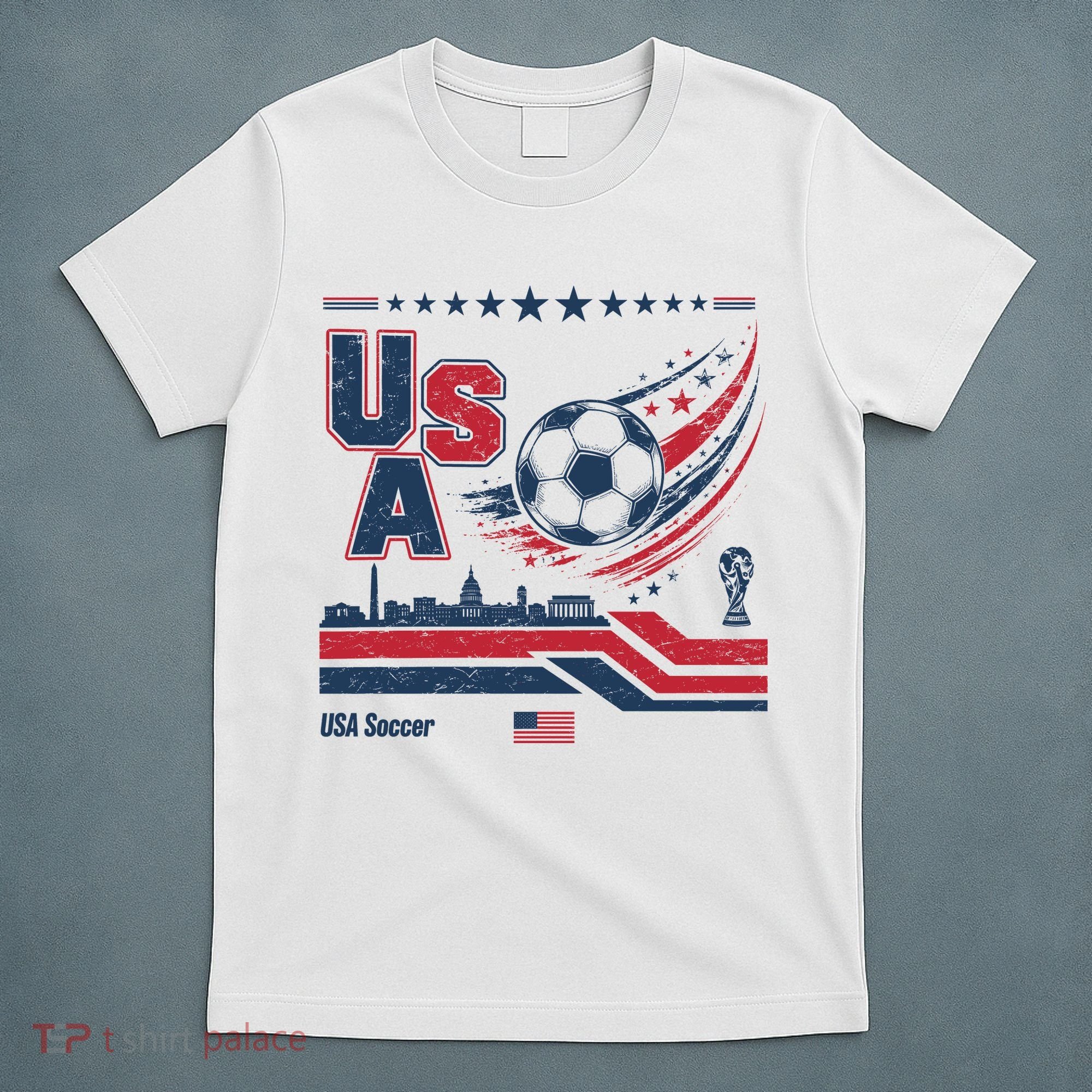 USA Soccer Fan Gear Capitol T-Shirt