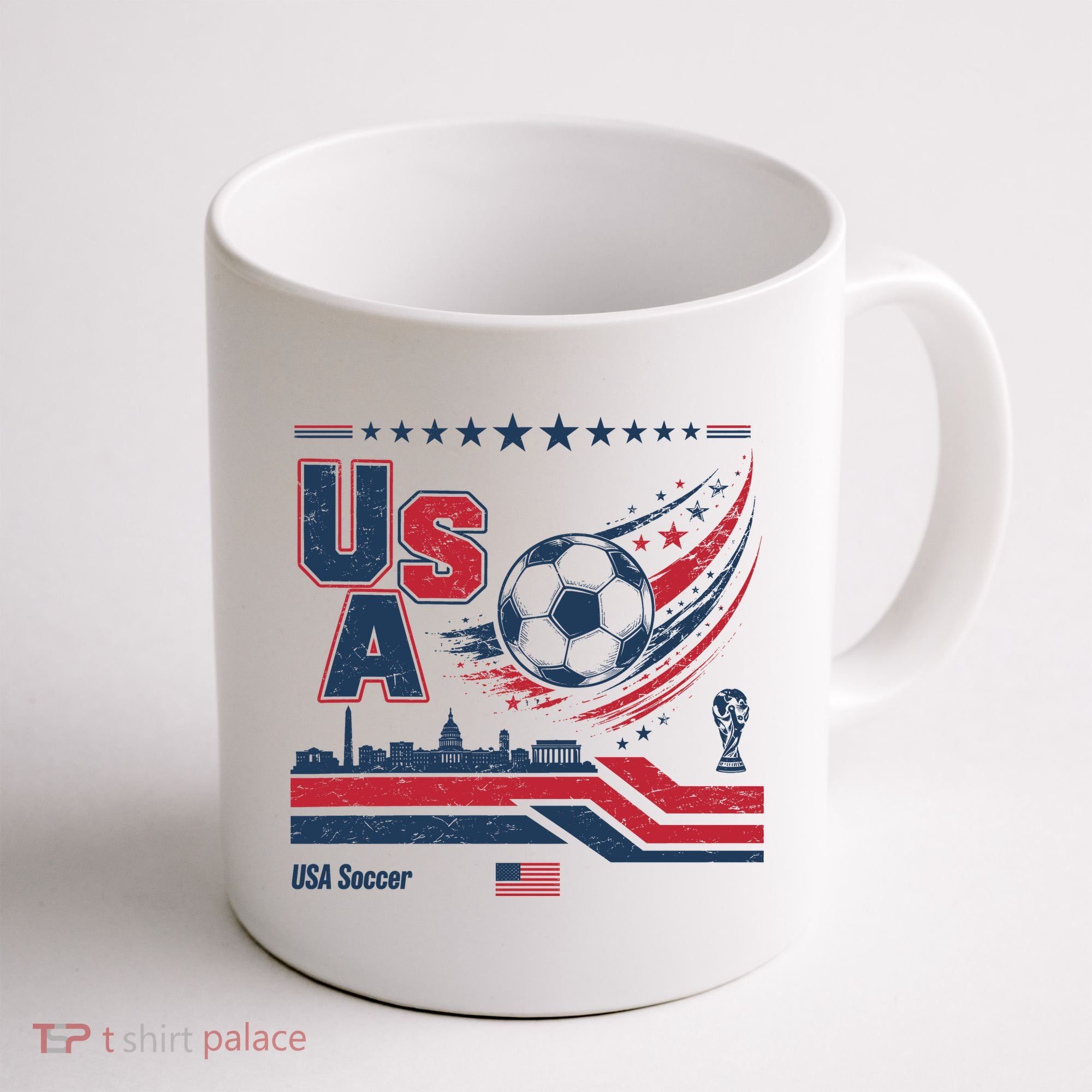 USA Soccer Fan Gear Capitol Coffee Mug