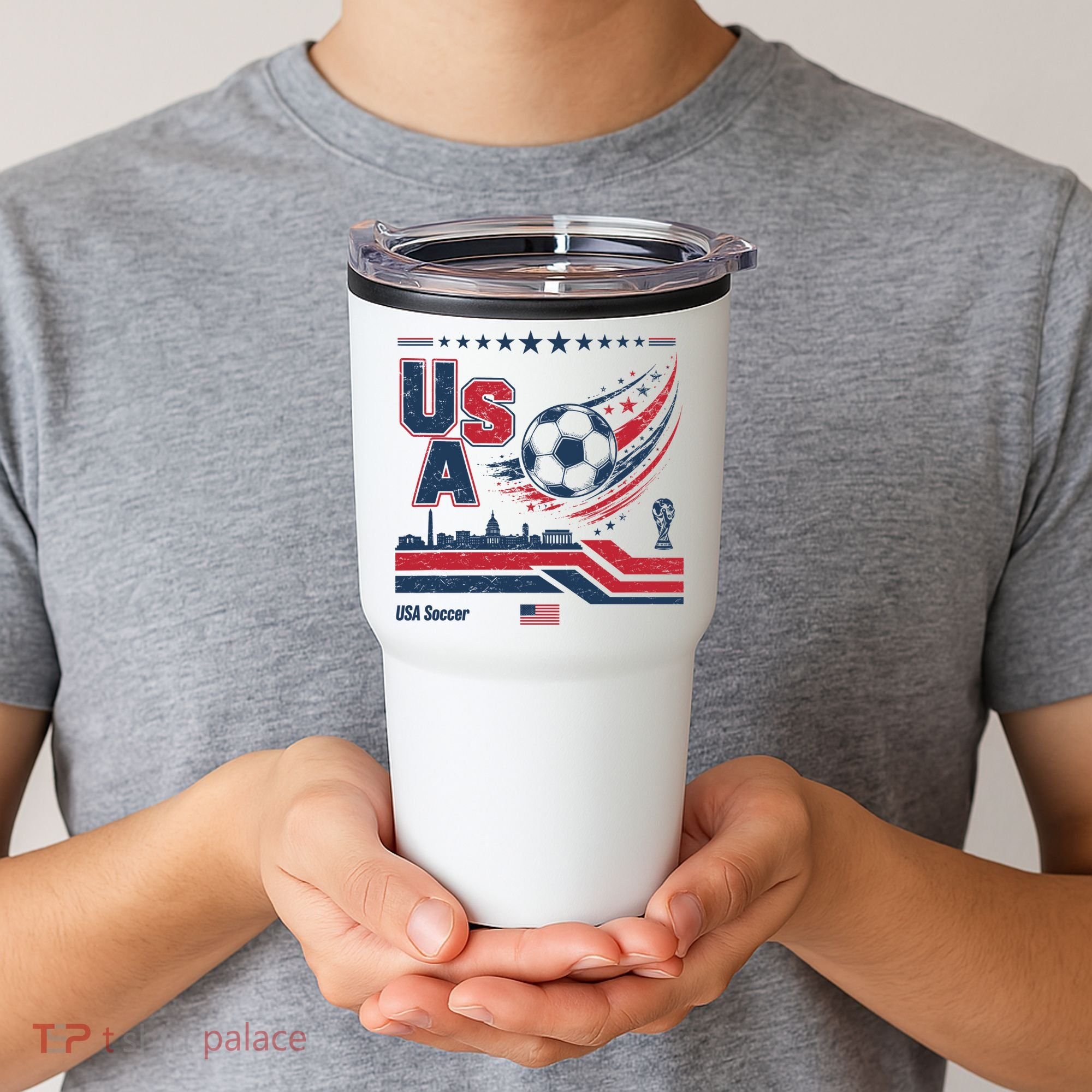 USA Soccer Fan Gear Capitol Tumbler