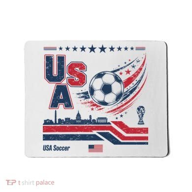 USA Soccer Fan Gear Capitol Mousepad