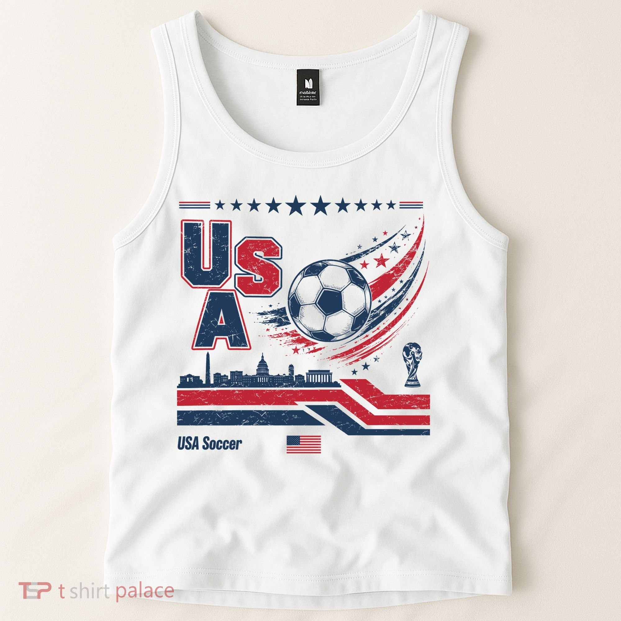 USA Soccer Fan Gear Capitol Tank Top