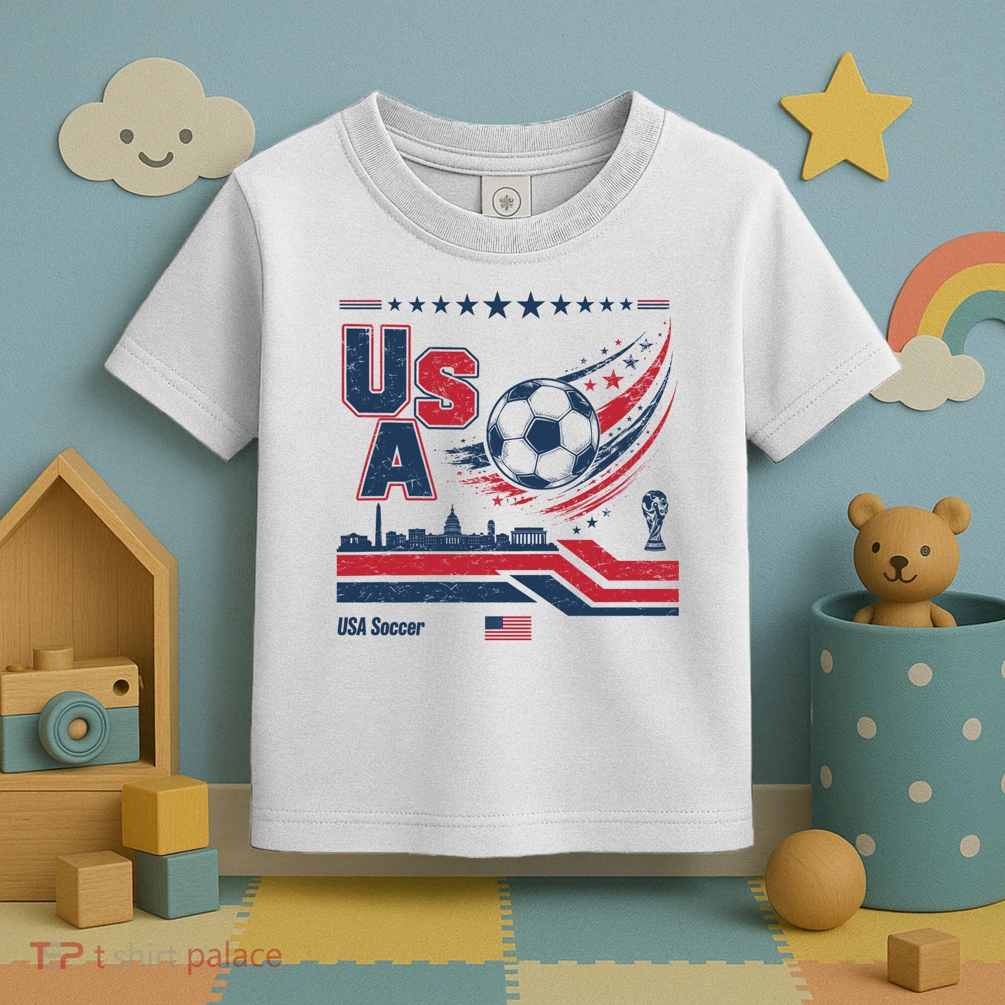 USA Soccer Fan Gear Capitol Toddler T-Shirt