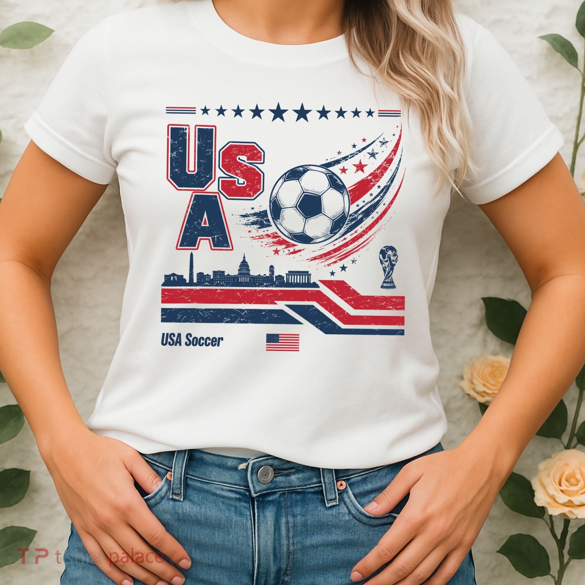 USA Soccer Fan Gear Capitol Women's T-Shirt