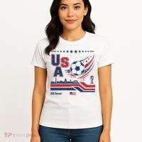 USA Soccer Fan Gear Capitol Women's T-Shirt thumb 4