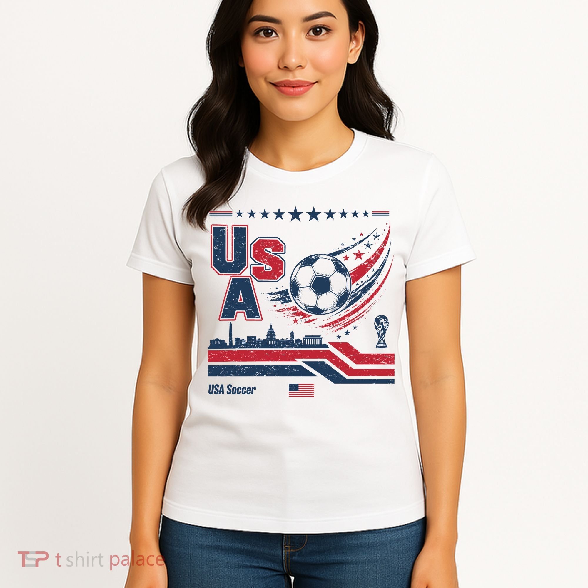 USA Soccer Fan Gear Capitol Women's T-Shirt