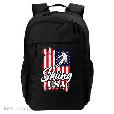 USA Skiing Flag Design Backpack