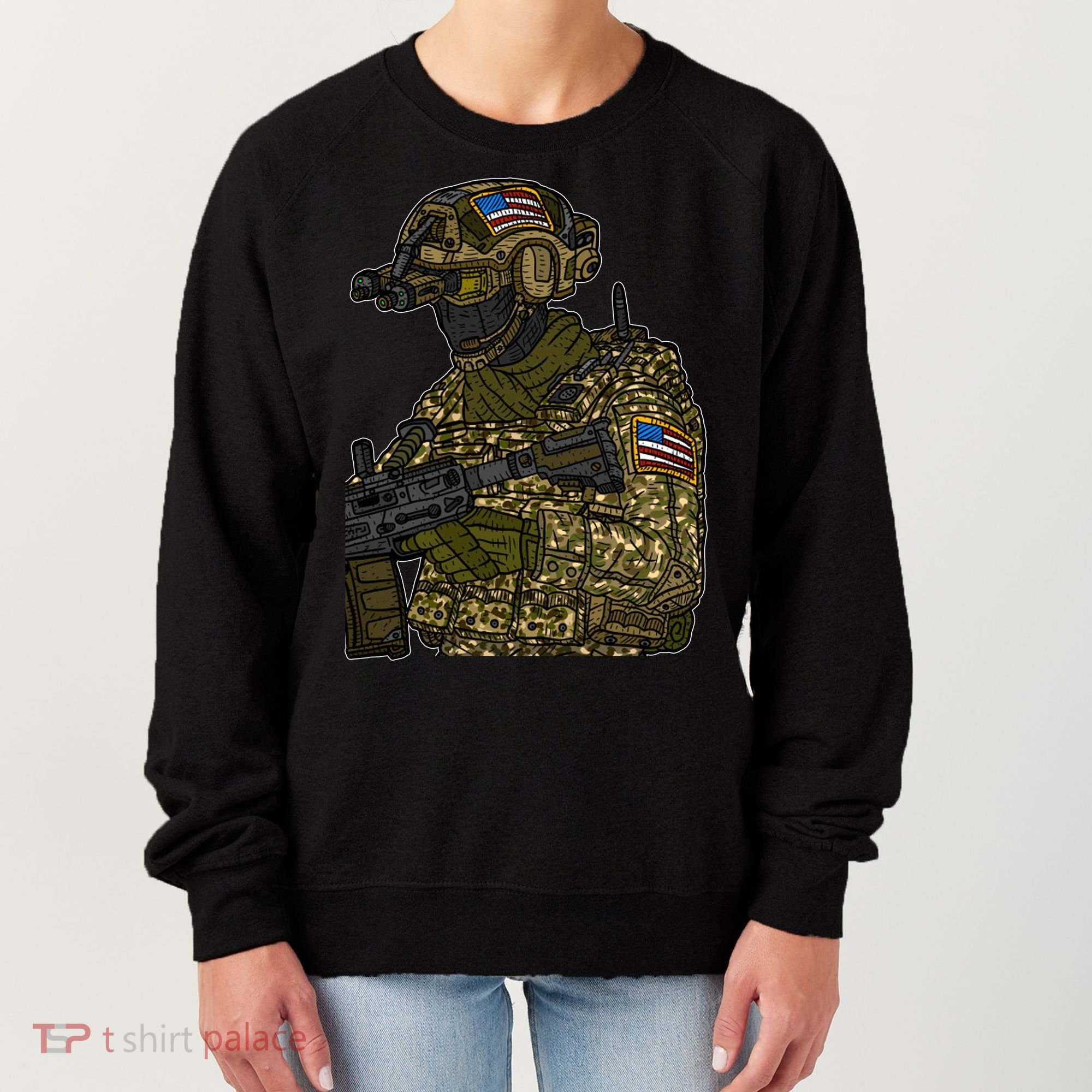 US Special Force Soldier Army Women's Sweatshirt
