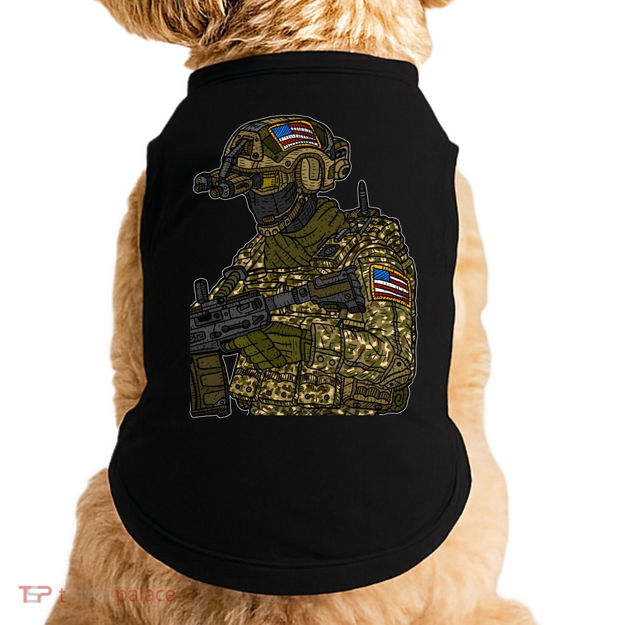 US Special Force Soldier Army Doggie Tank
