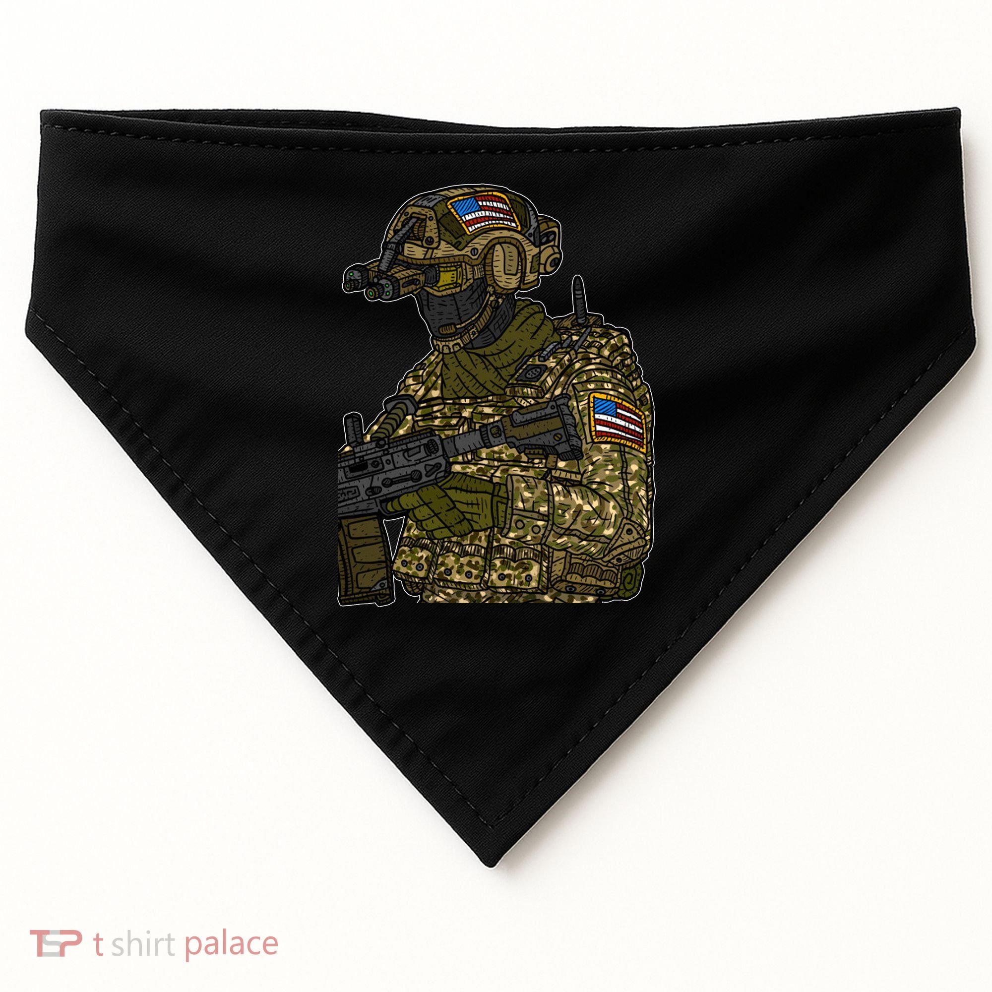 US Special Force Soldier Army USA-Made Doggie Bandana