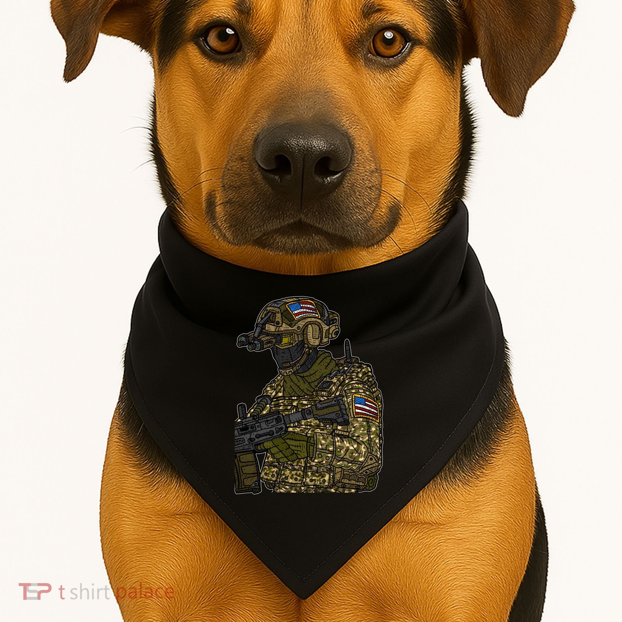US Special Force Soldier Army USA-Made Doggie Bandana