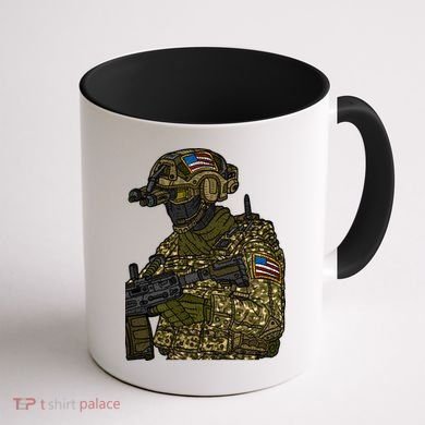 US Special Force Soldier Army Coffee Mug back