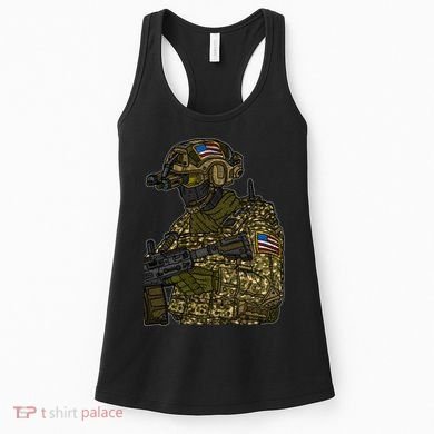 US Special Force Soldier Army Women's Tank Top