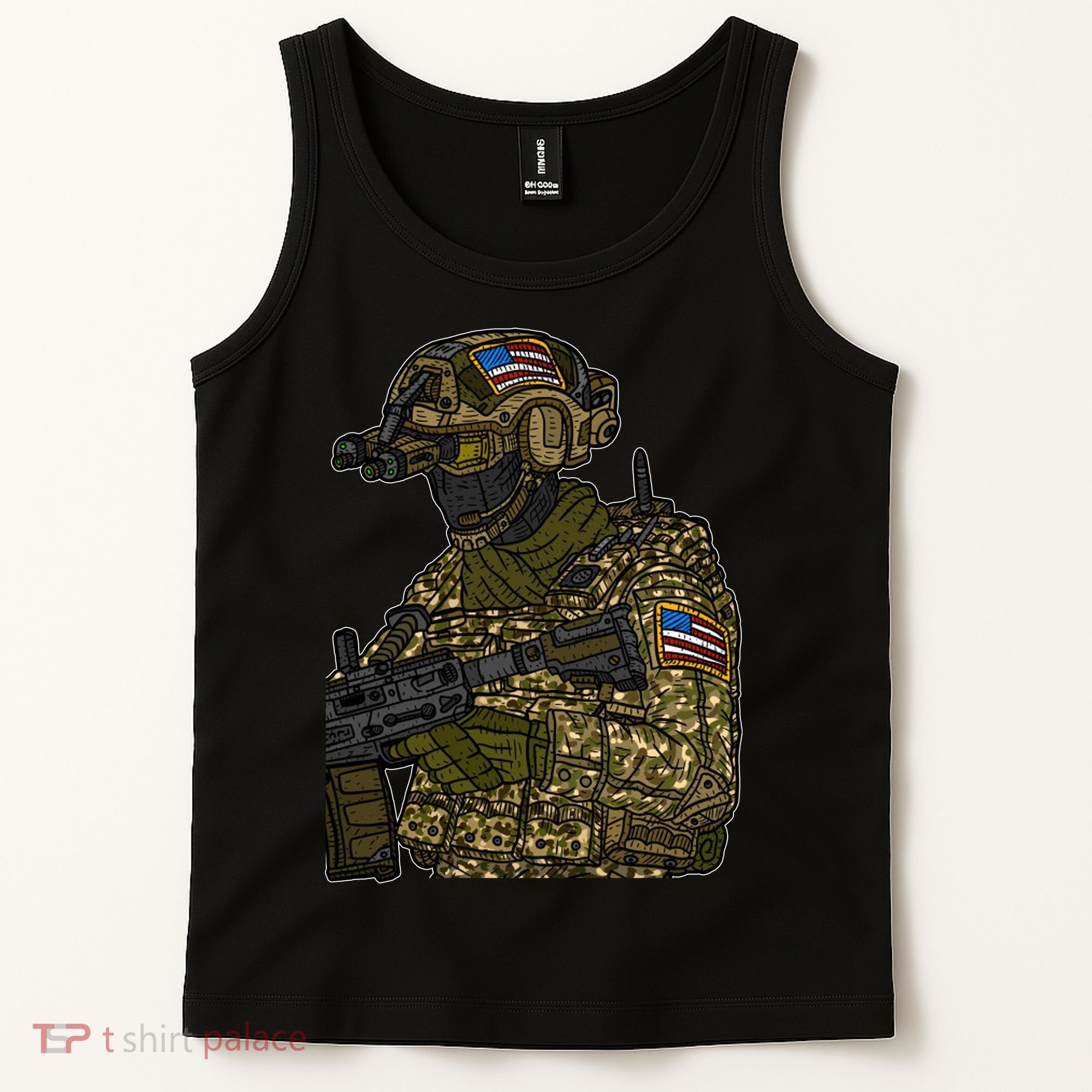 US Special Force Soldier Army Tank Top