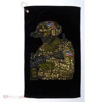 US Special Force Soldier Army Golf Towel thumb 0